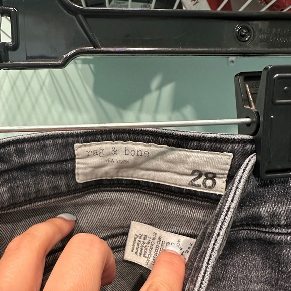 Rag & Bone Gray Skinny Jeans Modern Fit - Picture 6 of 8